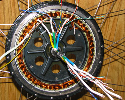 electric bike hub motor wiring